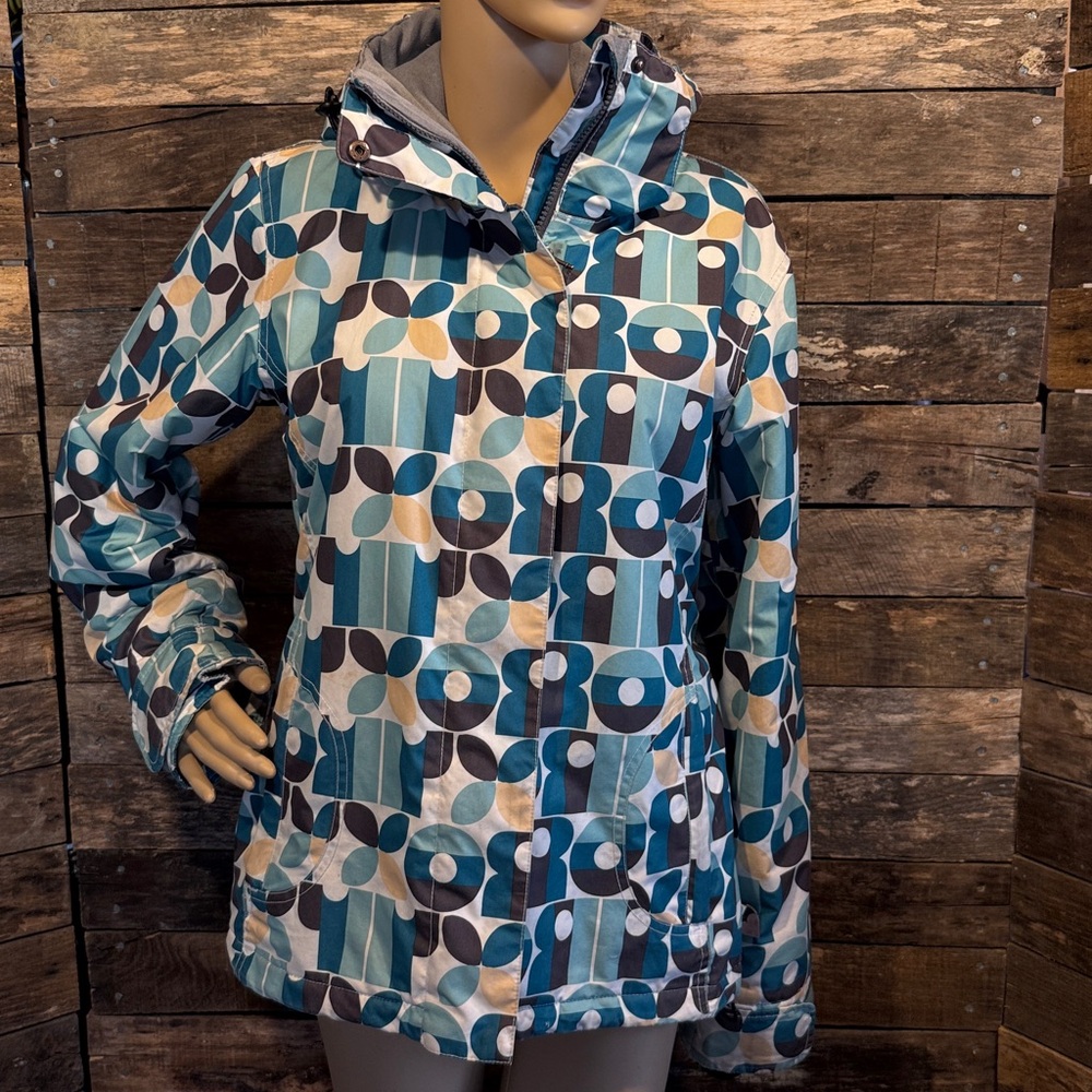 💰BOGO FREE Roxy Snowboarding Skiing Winter Outdoor Coat w Removable Hood - Picture 2 of 16